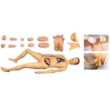 ADVANCE LIFE-SIZE MULTIFUNCTION PATIENT CARE MALE NURSING MANIKIN (SOFT)